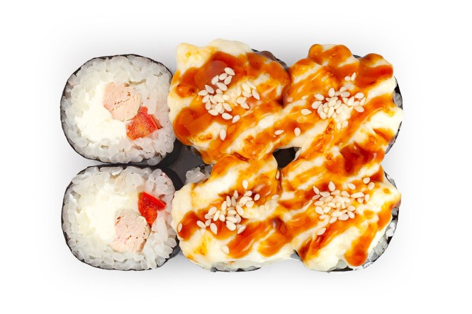 Запечённый с курицей