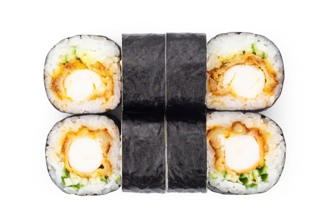 Кимпаб с креветкой